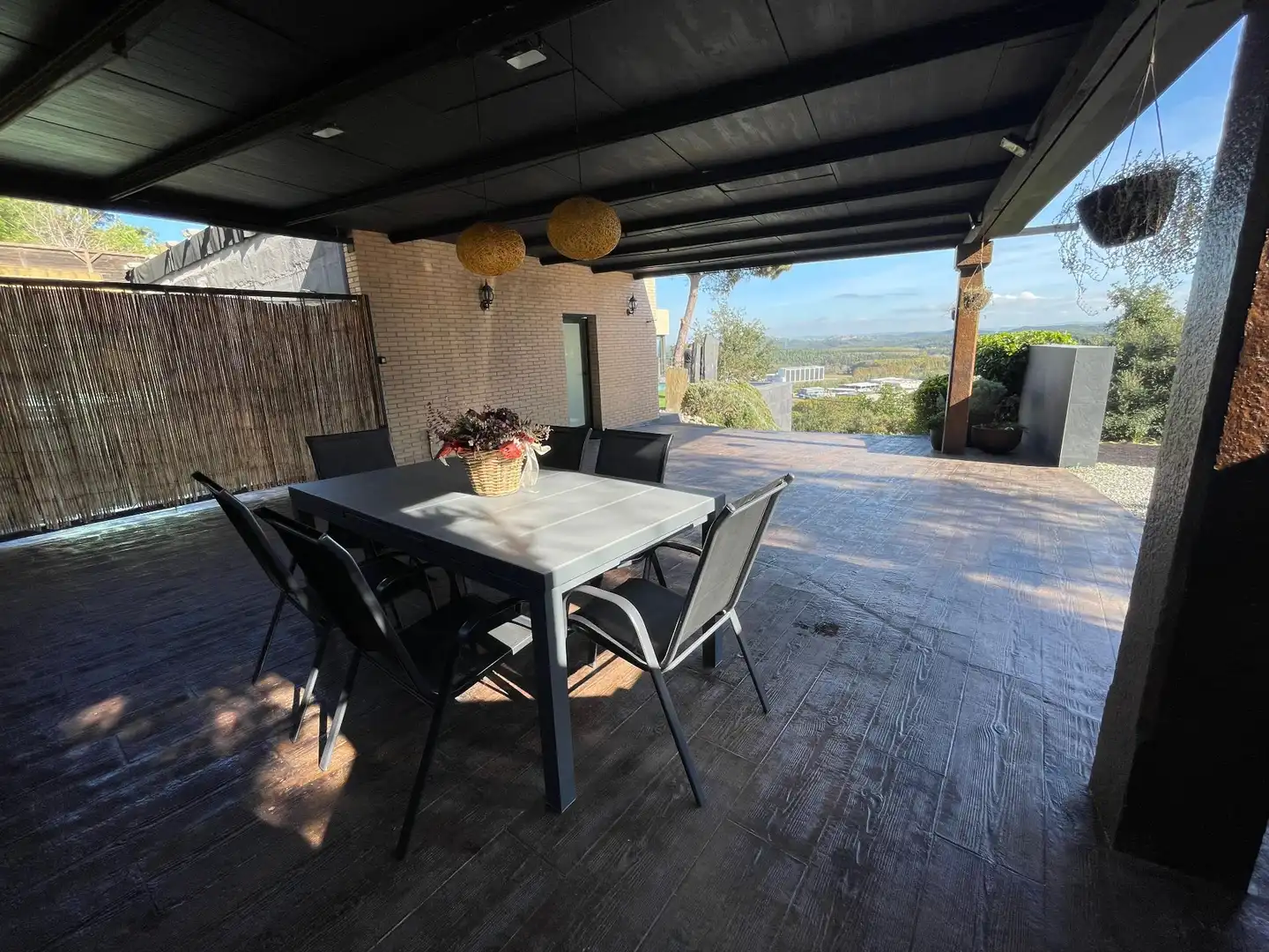 Terraza de Casa o chalet en venta en Fogars de la Selva con Aire acondicionado, Calefacción y Jardín privado