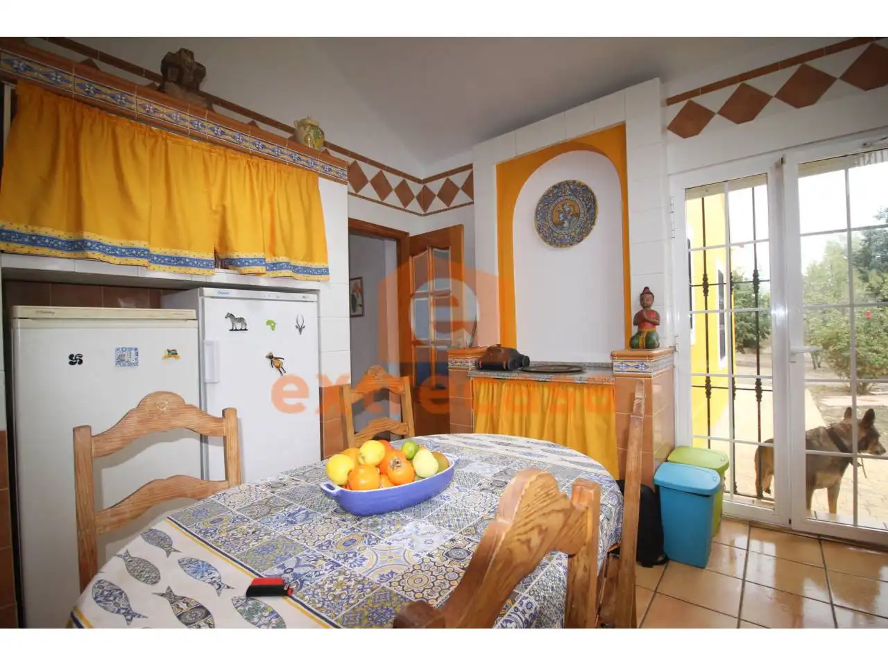 Küche von Haus oder Chalet zum Verkauf in Badajoz mit Klimaanlage, Heizung und Privatgarten