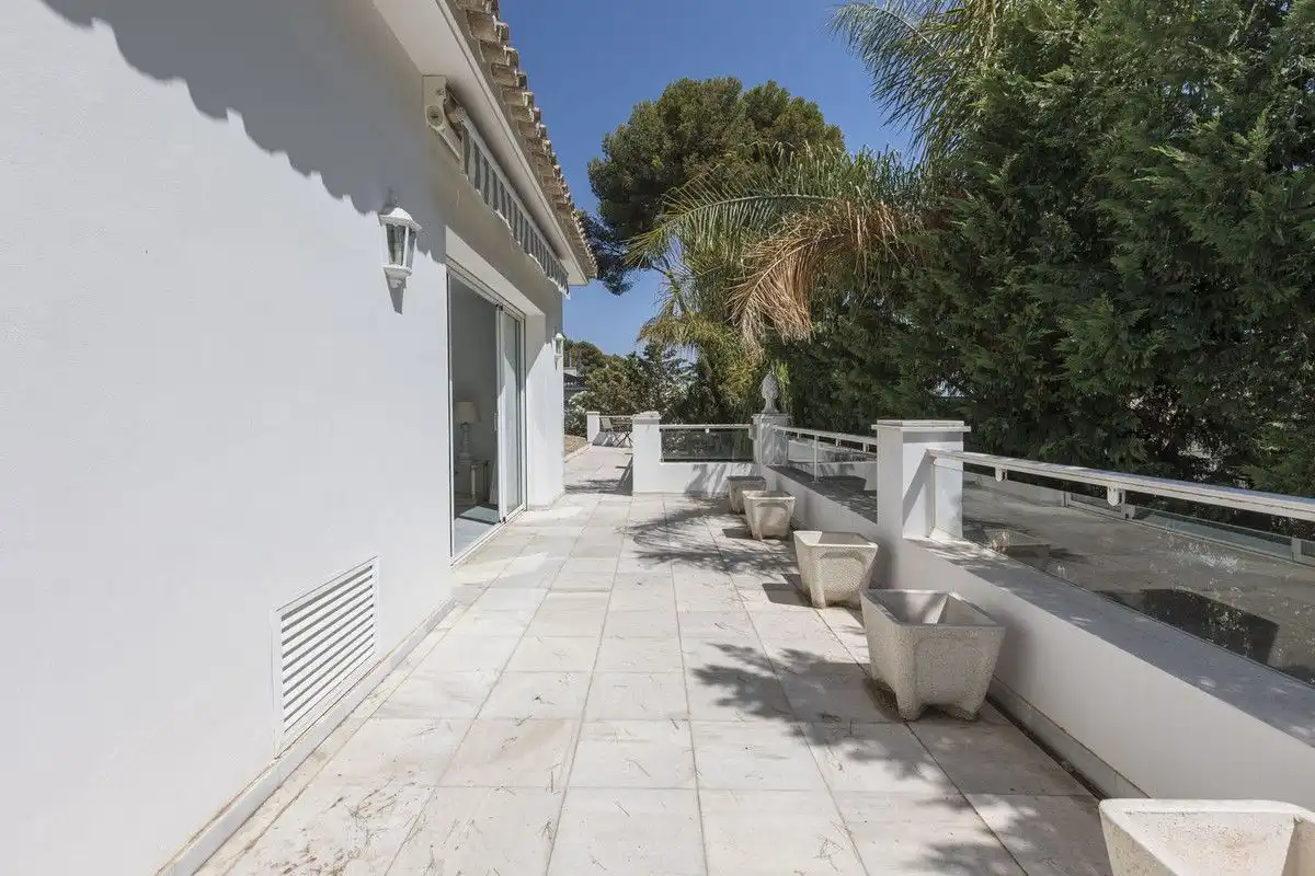 Terrassa de Casa o xalet en venda en Mijas amb Terrassa i Piscina comunitària