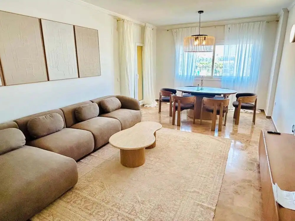 Living room of Apartments for rent in Marbella  with Air Conditioner, Terrace and Storage room