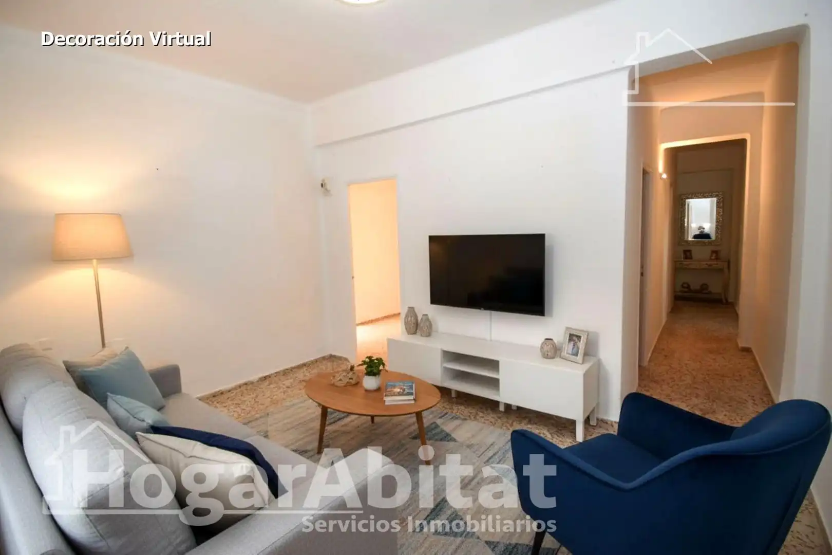 Sala d'estar de Pis en venda en Sueca amb Terrassa