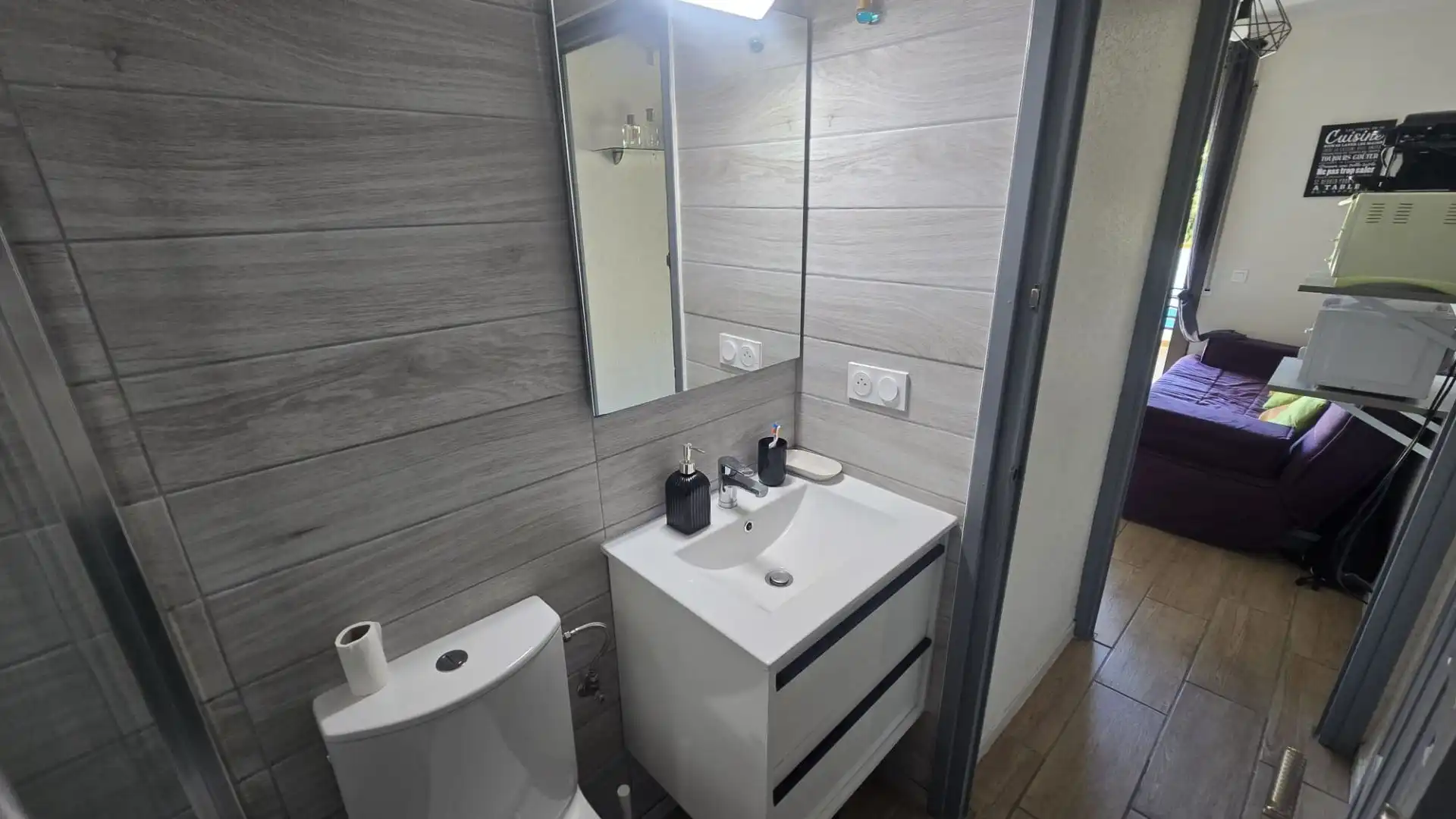 Baño de Apartamento en venta en Roses con Aire acondicionado, Calefacción y Terraza