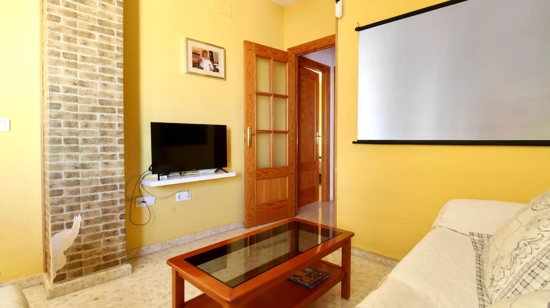 Living room of Attic for sale in Roquetas de Mar  with Terrace and Furnished