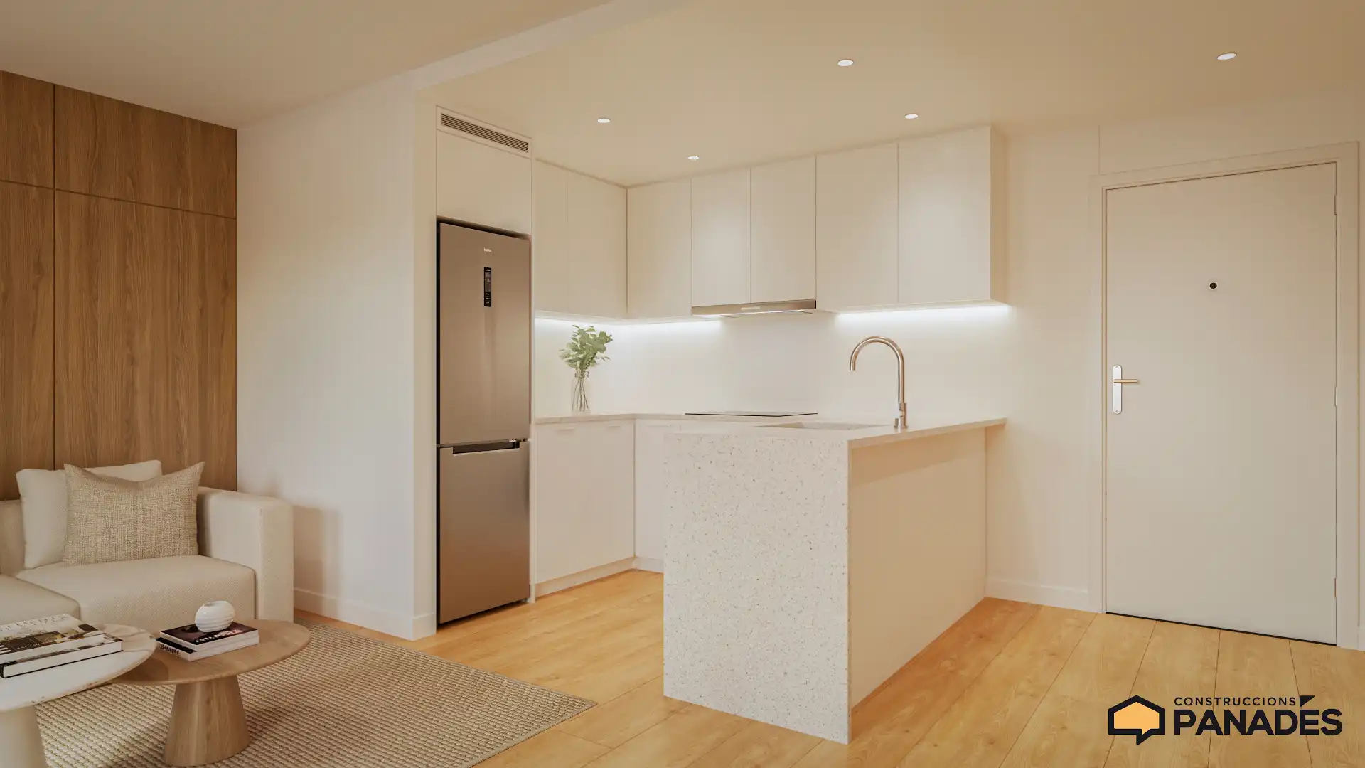 Neubau-Wohnung mit Terrasse zum Verkauf in Carrer de la Virtut 11, imagen 3