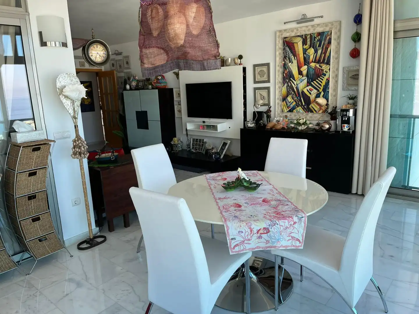 Comedor de Apartamento en venta en Benidorm con Jardín privado, Terraza y Trastero