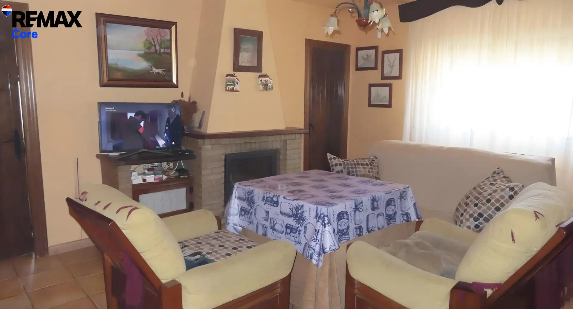 Sala d'estar de Casa o xalet en venda en Villar del Rey amb Aire condicionat, Calefacció i Jardí privat