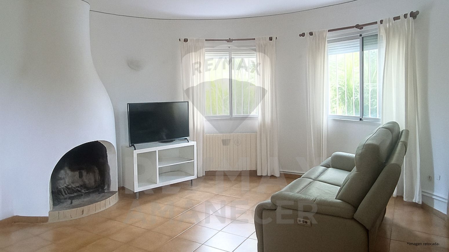 Sala de estar de Casa o chalet en venta en Els Poblets con Aire acondicionado, Jardín privado y Terraza