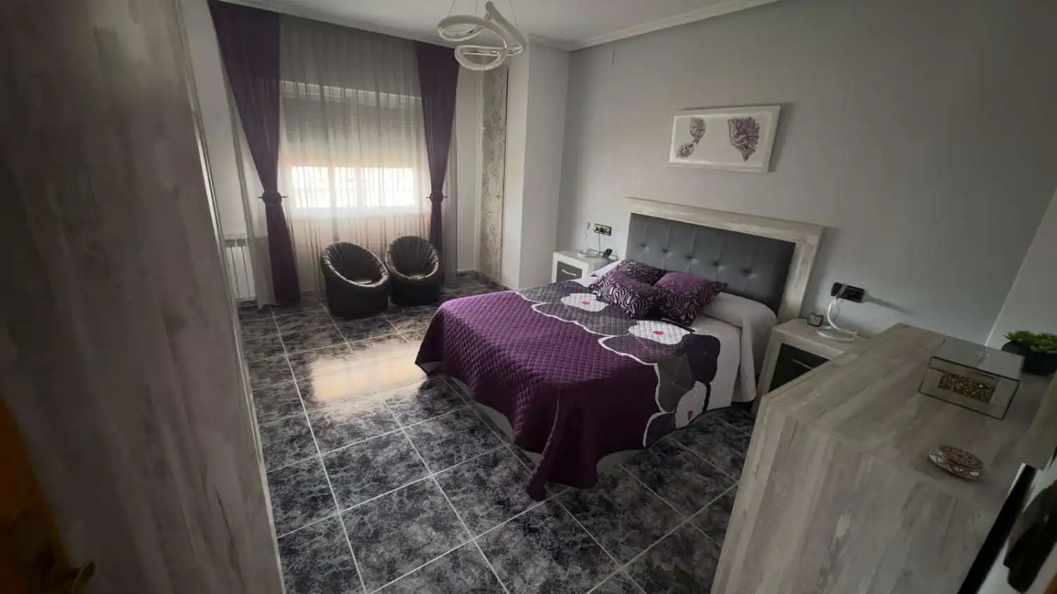 Schlafzimmer von Wohnung zum Verkauf in Pliego mit Klimaanlage, Heizung und Terrasse