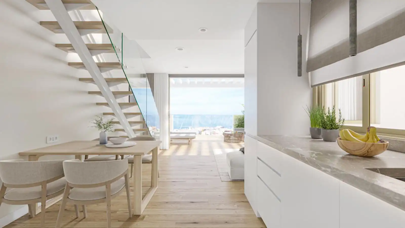 Cuina de Dúplex en venda en Santiago del Teide amb Aire condicionat, Parquet i Terrassa
