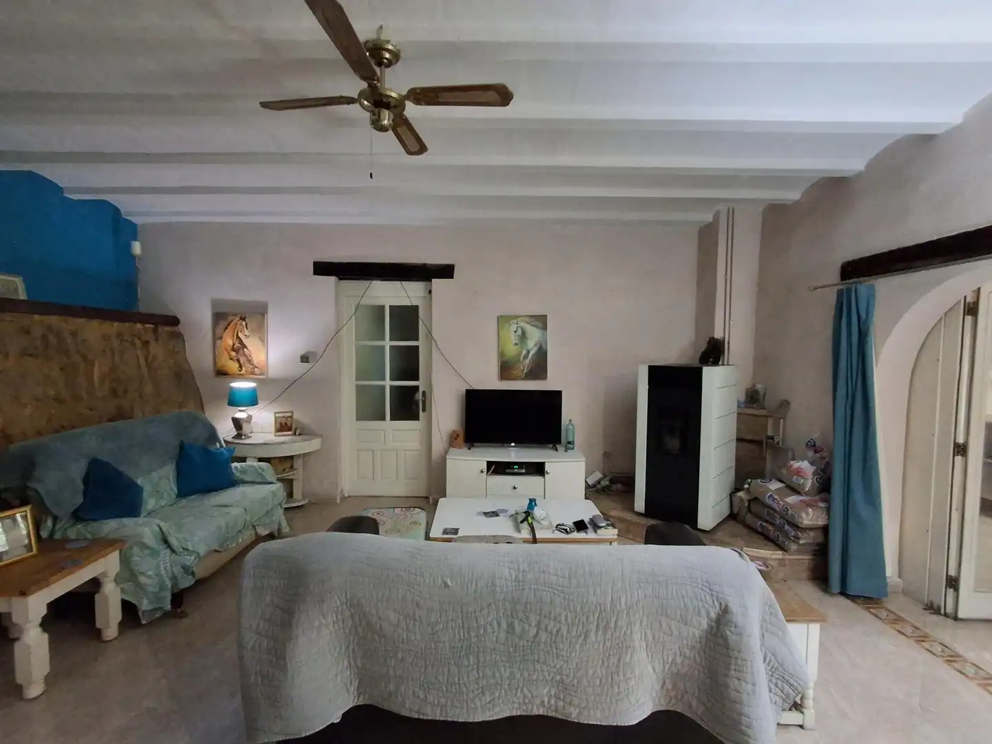 Sala d'estar de Finca rústica en venda en Móra d'Ebre