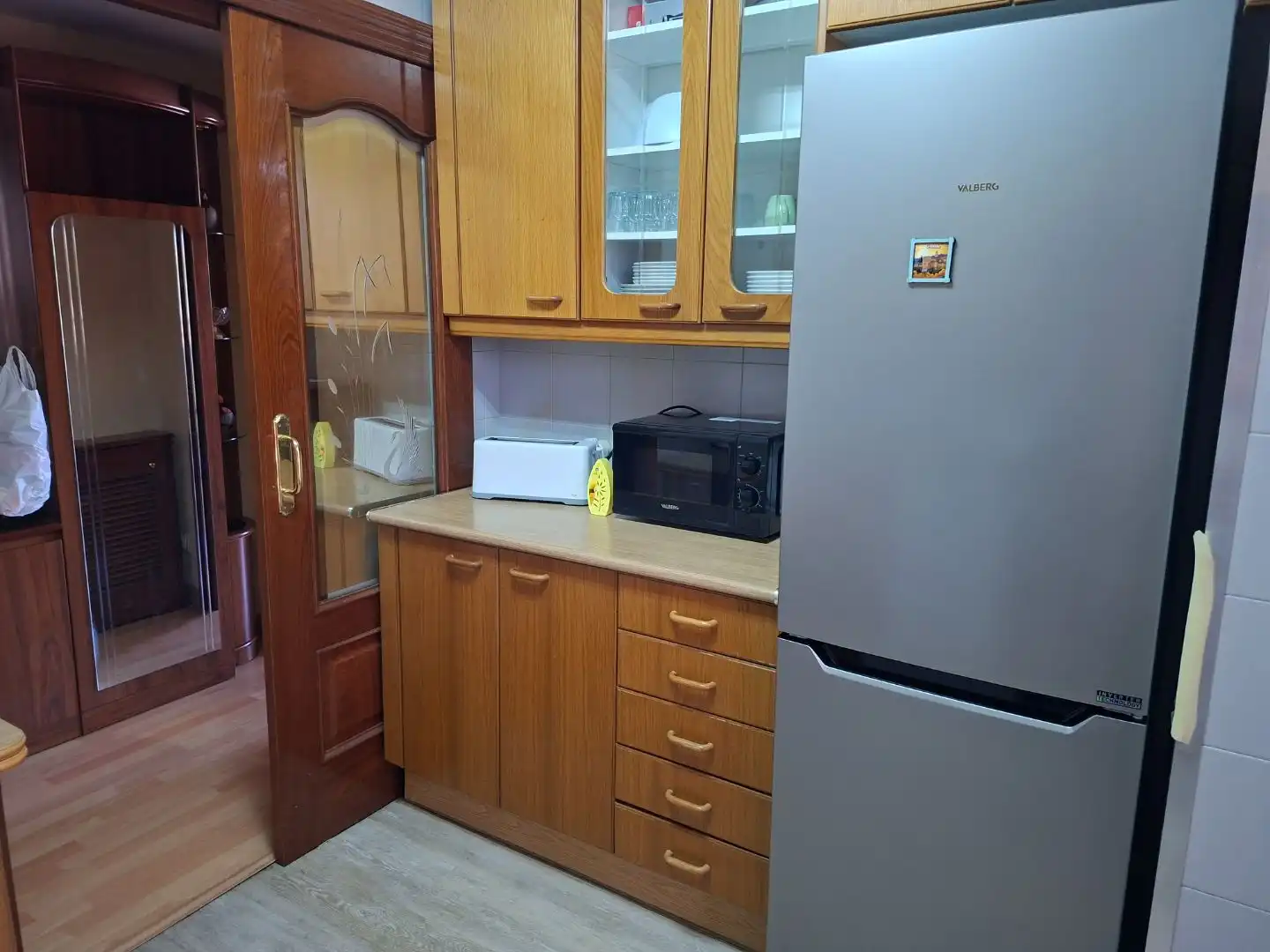 Küche von Wohnung zur Miete in Móstoles mit Heizung, Privatgarten und Parkett