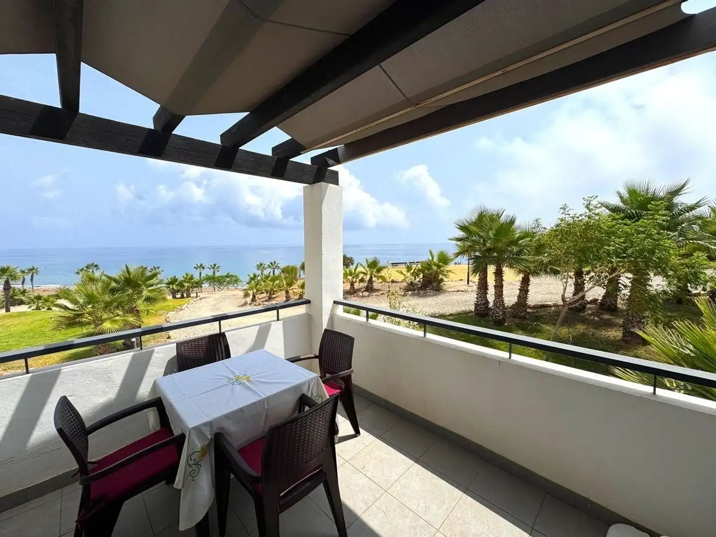Terrasse von Dachboden zum Verkauf in Mojácar mit Klimaanlage, Terrasse und Schwimmbad