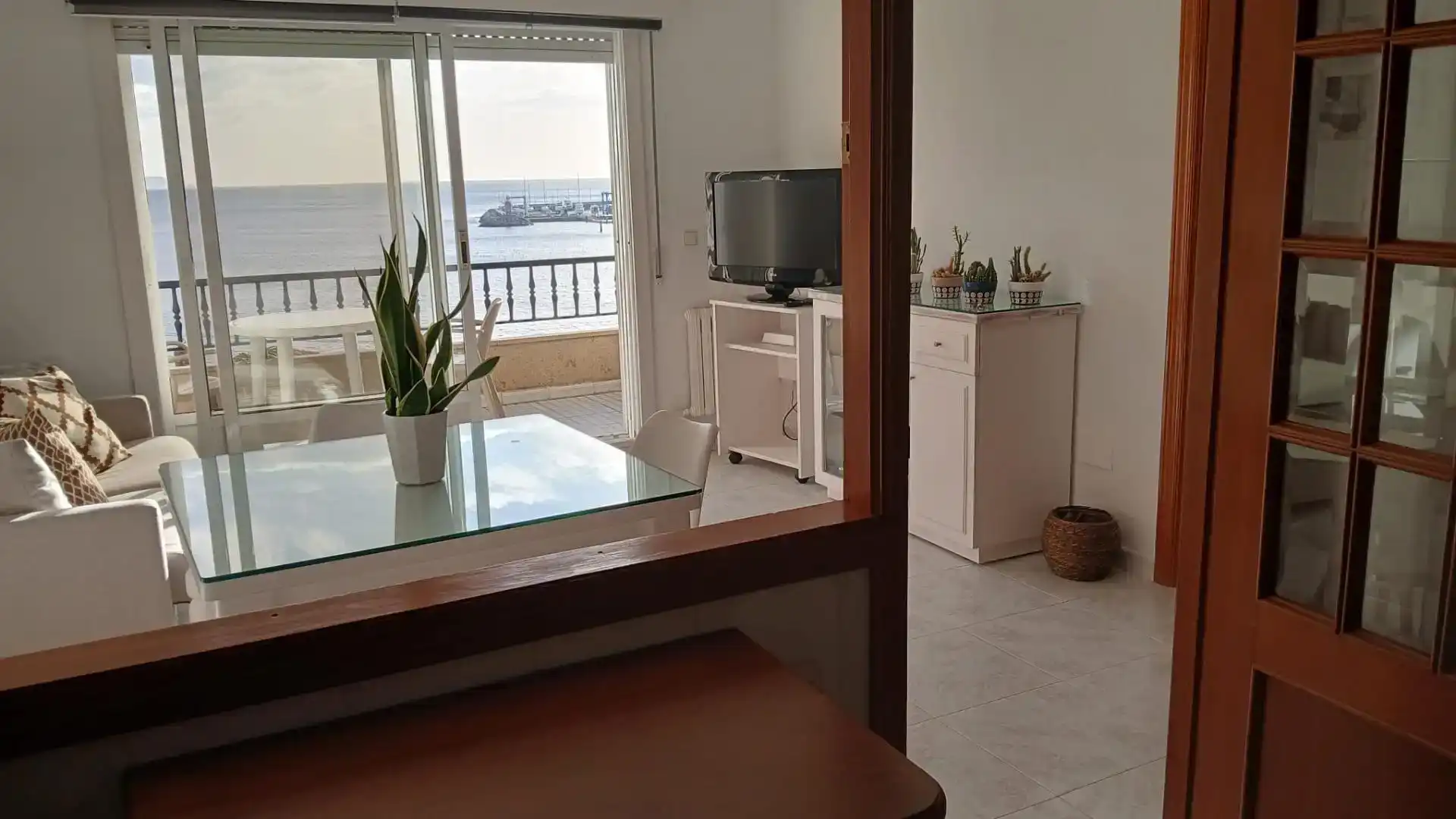 Esszimmer von Wohnung zur Miete in Sanxenxo mit Möbliert