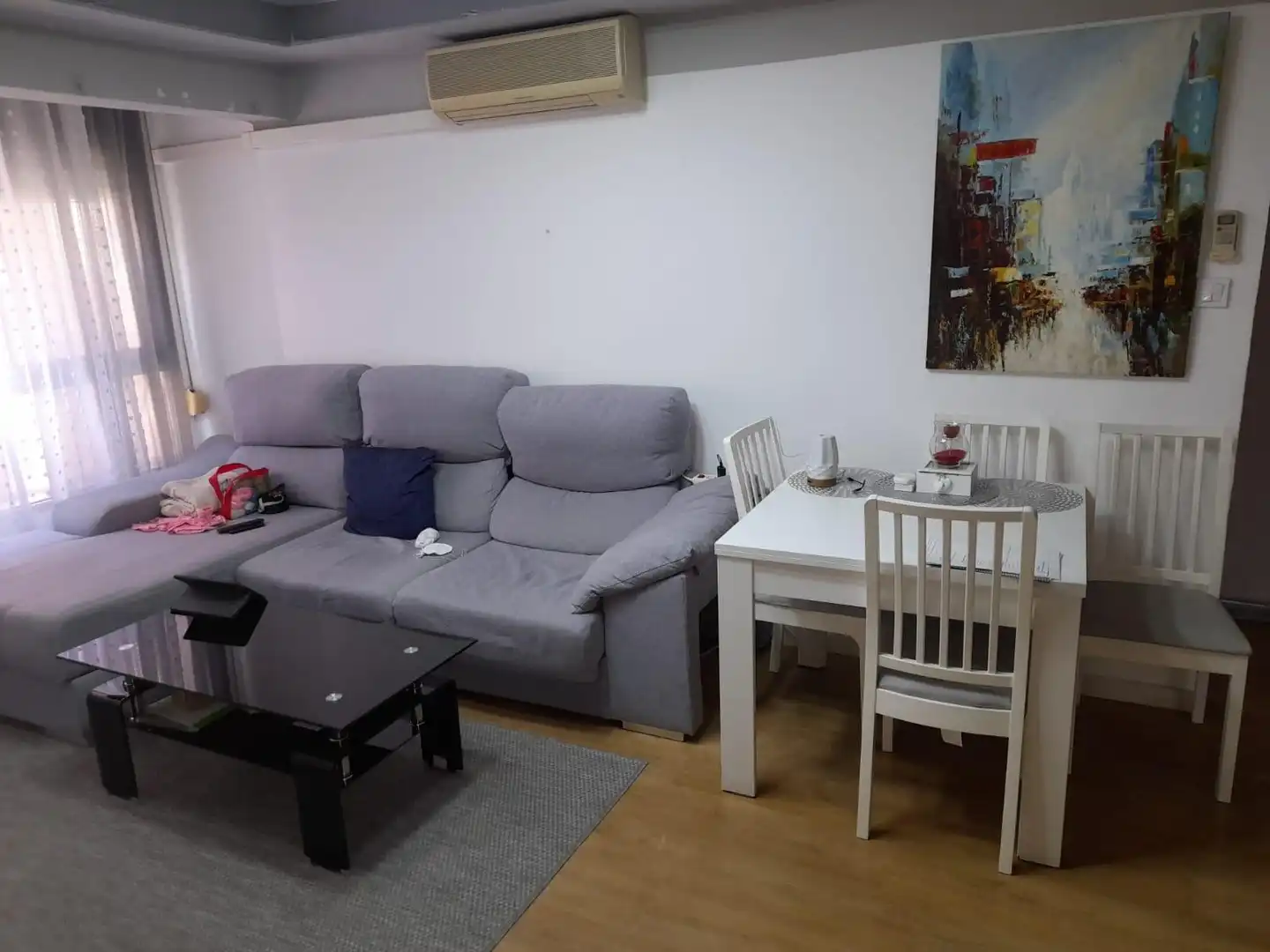 Sala de estar de Piso en venta en Valencia con Aire acondicionado y Parquet