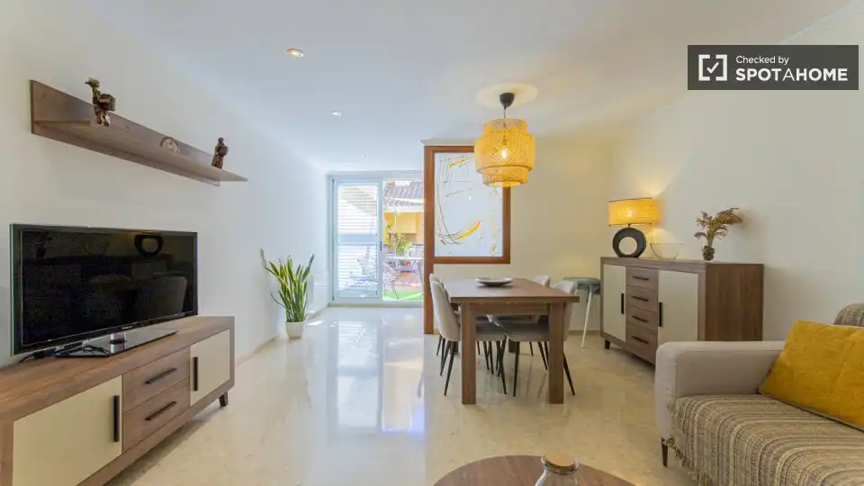 Sala de estar de Piso de alquiler en Sedaví con Aire acondicionado, Calefacción y Amueblado
