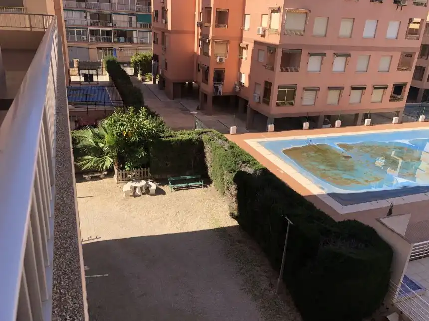 Schwimmbecken von Wohnungen zur Miete in Santa Pola mit Privatgarten, Terrasse und Möbliert