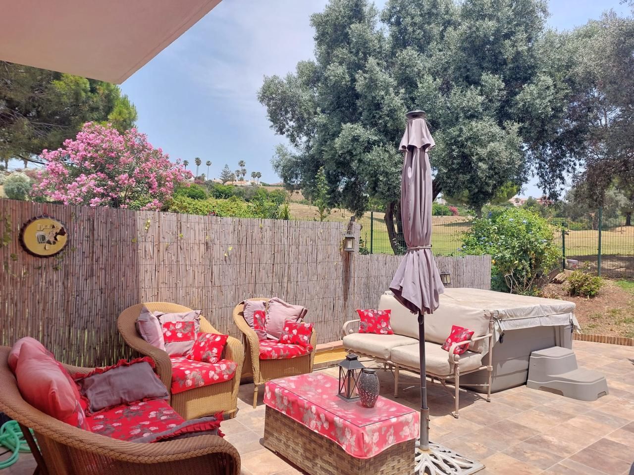 Terrace of Single-family semi-detached for sale in Manilva  with Air Conditioner, Heating and Private garden