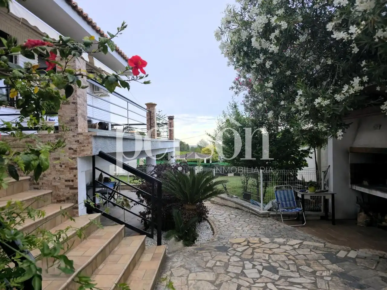 Jardín de Casa o chalet en venta en Chiva con Aire acondicionado, Jardín privado y Terraza