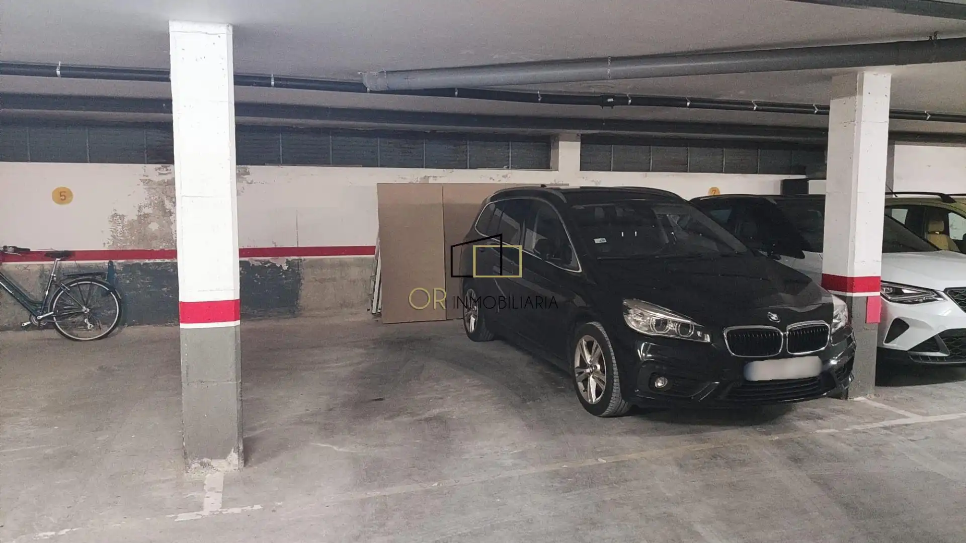Parking of Flat for sale in Vilanova i la Geltrú  with Heating, Parquet flooring and Terrace