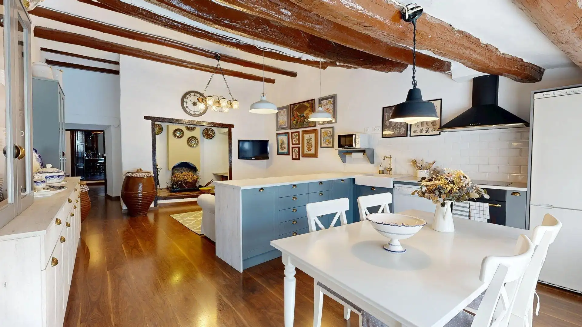 Cocina de Casa o chalet en venta en Magallón con Jardín privado, Terraza y Amueblado