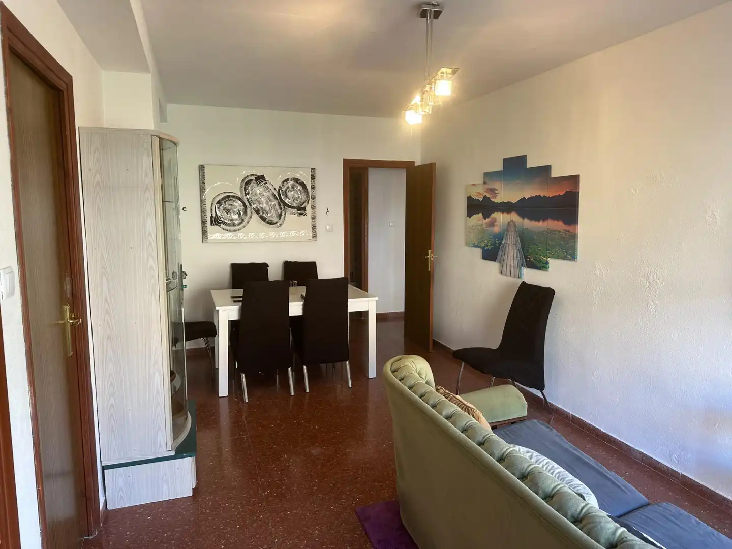Dining room of Flat for rent in  Granada Capital  with Terrace and Furnished