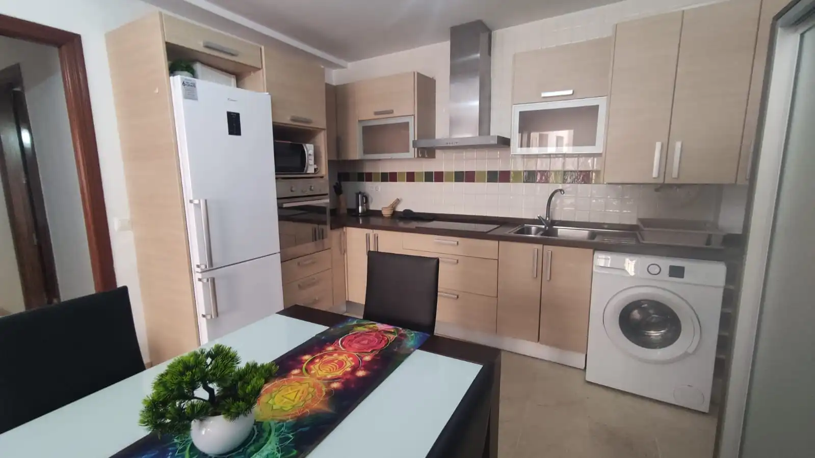 Kitchen of Apartments for sale in Algeciras  with Air Conditioner, Furnished and Oven