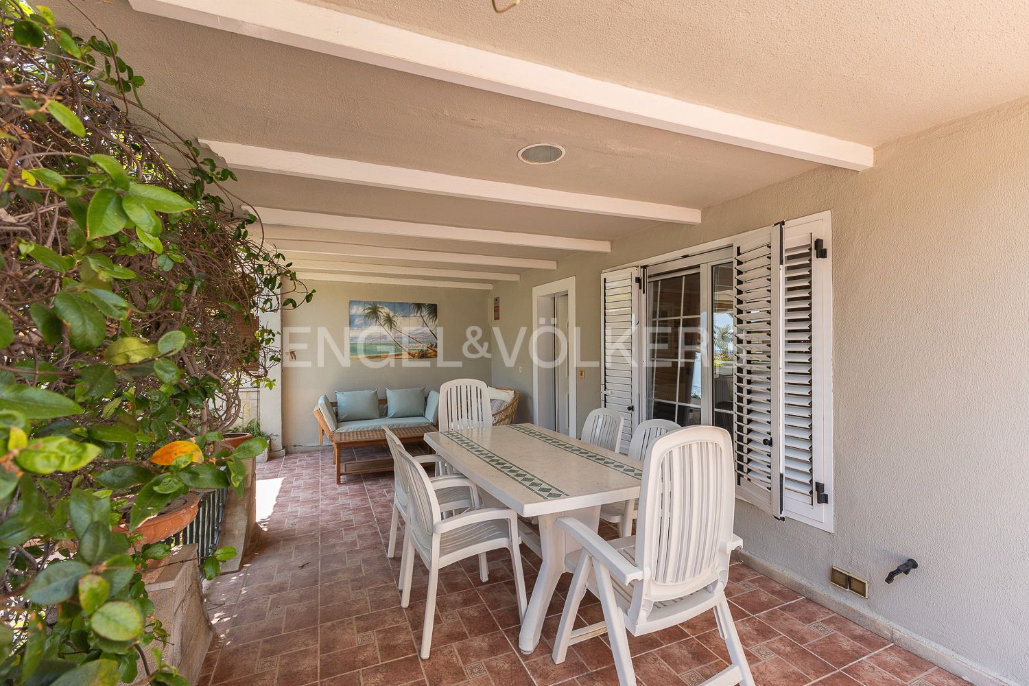 Terrace of House or chalet for sale in El Puig de Santa Maria  with Air Conditioner, Heating and Private garden