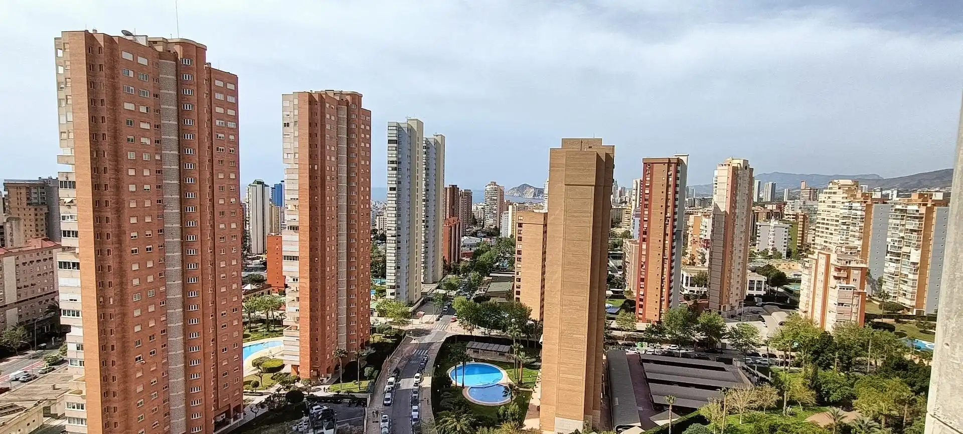 Exterior view of Apartments for sale in Benidorm  with Air Conditioner, Private garden and Terrace