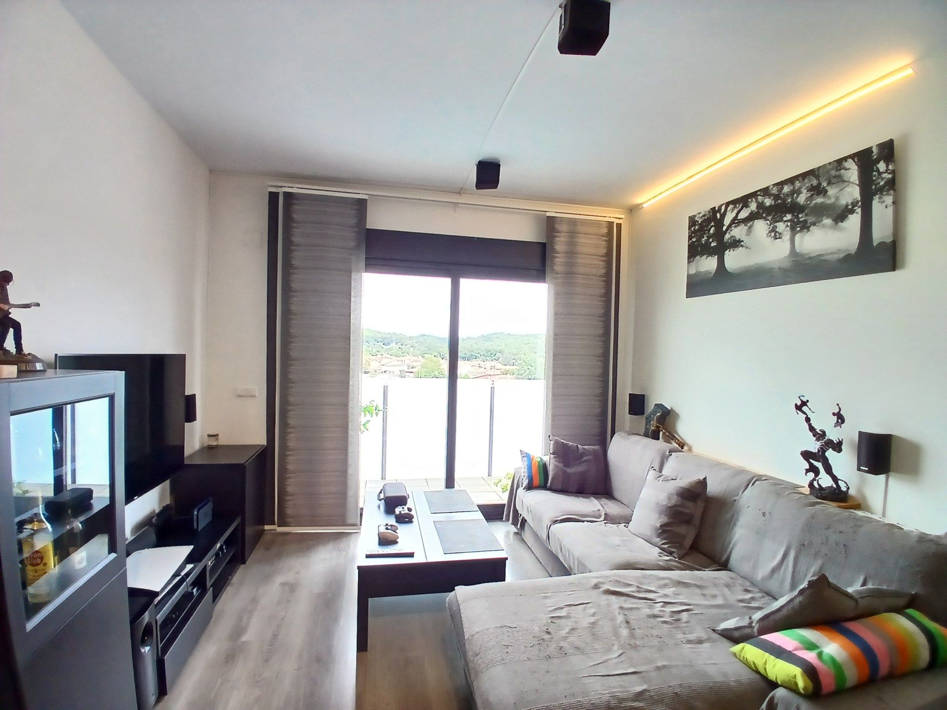 Living room of Duplex for sale in Girona Capital  with Air Conditioner, Heating and Storage room