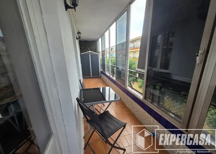 Balcony of Flat for sale in Alfafar  with Air Conditioner