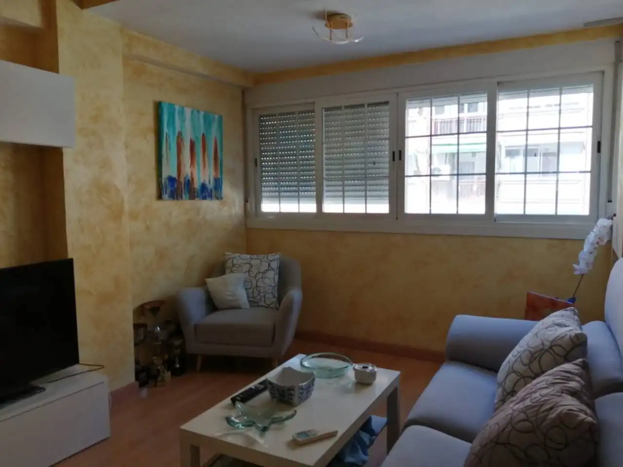 Sala de estar de Piso en venta en Móstoles con Aire acondicionado, Calefacción y Trastero