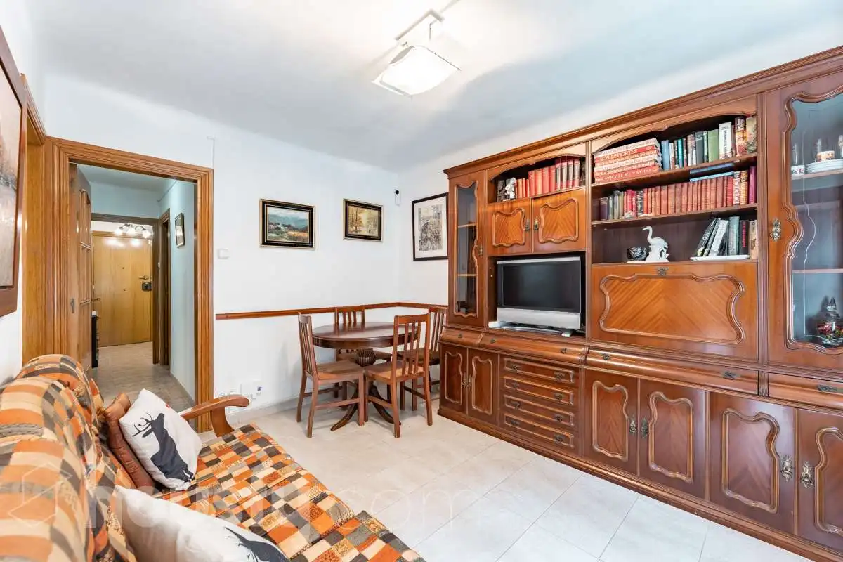 Wohnzimmer von Wohnung zum Verkauf in Barcelona mit Möbliert