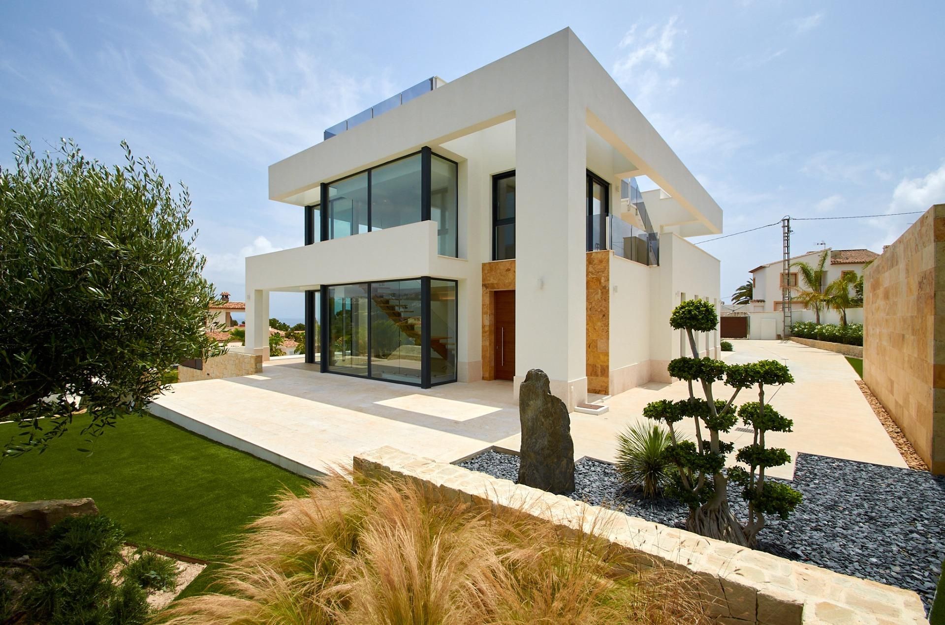 Exterior view of House or chalet for sale in Benissa  with Air Conditioner, Heating and Private garden