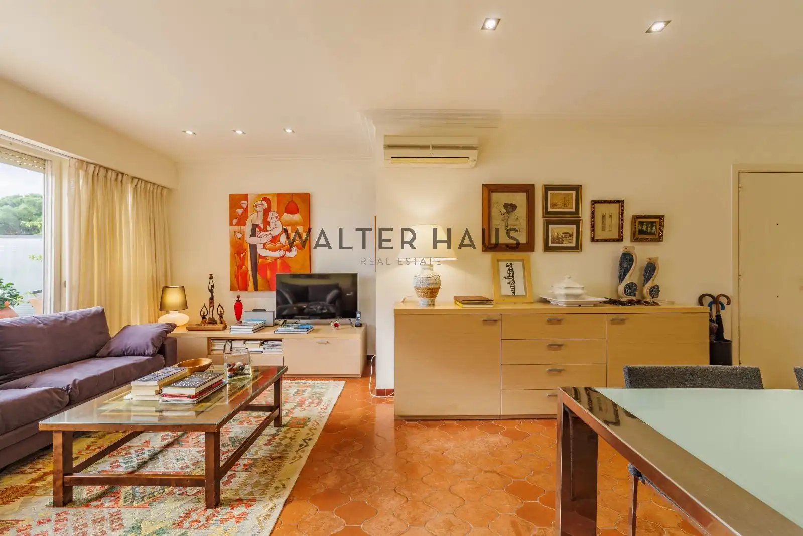 Sala de estar de Casa adosada en venta en Palafrugell con Aire acondicionado, Calefacción y Terraza