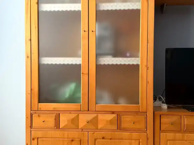 Dormitori de Pis de lloguer en Béjar amb Parquet, Moblat i Balcó
