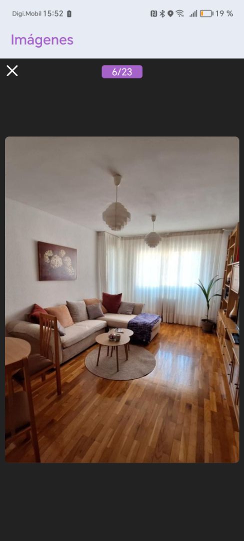 Sala d'estar de Pis en venda en Noáin (Valle de Elorz) / Noain (Elortzibar) amb Moblat, Forn i Rentadora