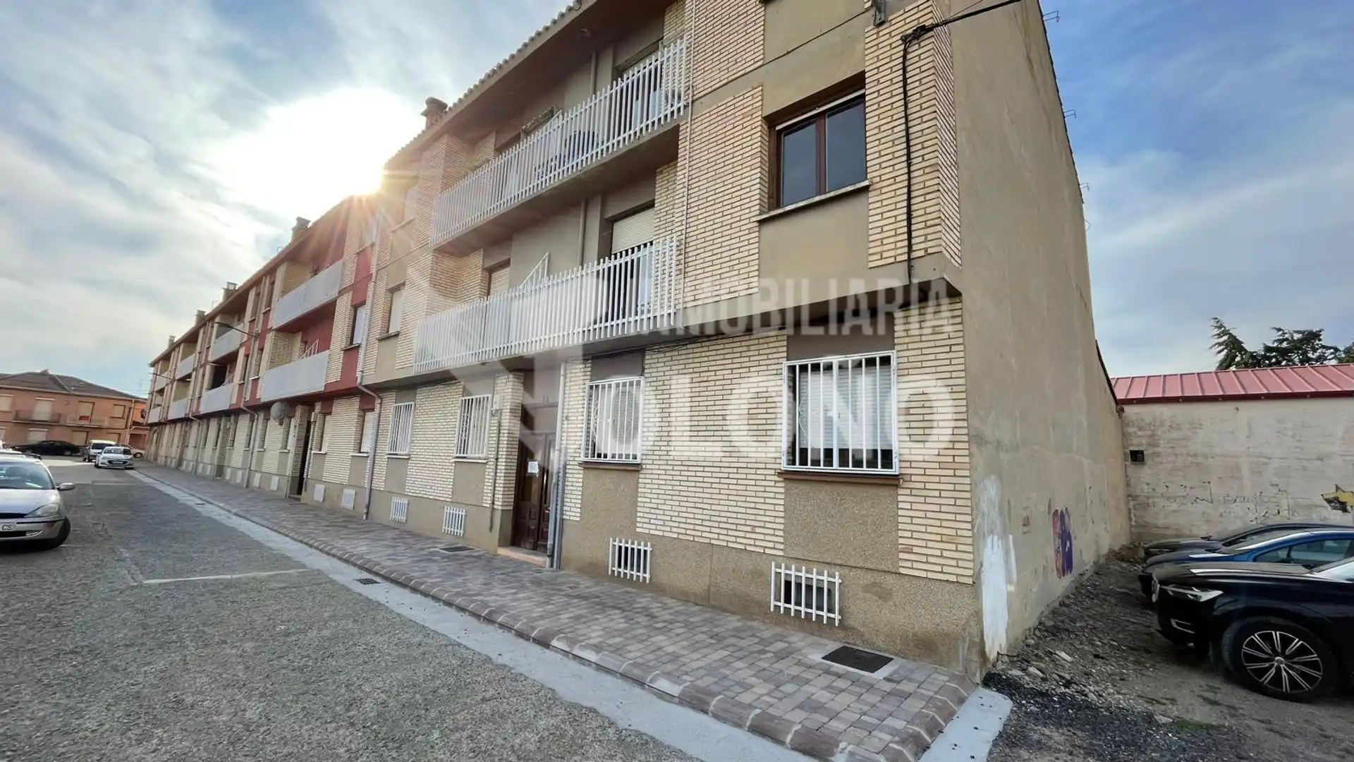 Exterior view of Flat for sale in Casalarreina  with Furnished and Balcony