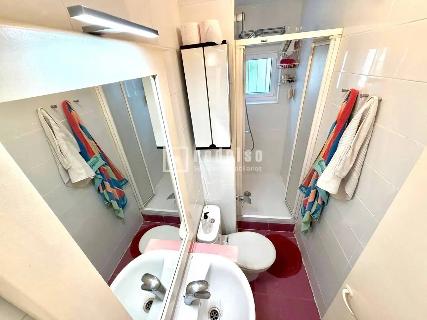 Baño de Piso de alquiler en Madrid con Calefacción, Parquet y Terraza