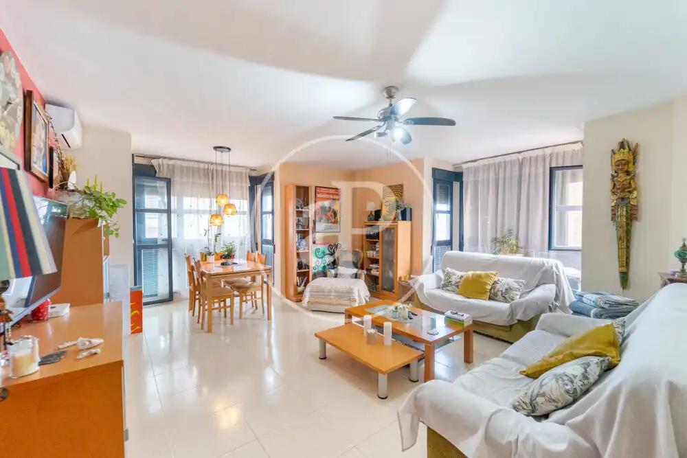 Living room of Flat for sale in San Vicente del Raspeig / Sant Vicent del Raspeig  with Air Conditioner, Heating and Terrace