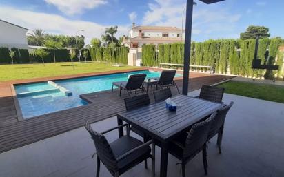 Terrace of House or chalet for sale in San Javier  with Air Conditioner, Heating and Private garden