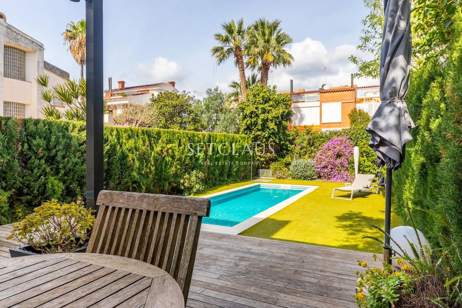 Jardín de Casa adosada en venta en Premià de Mar con Aire acondicionado, Calefacción y Jardín privado