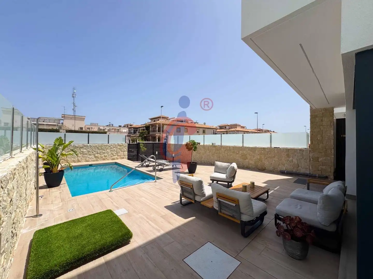 Terrassa de Casa o xalet en venda en Orihuela amb Aire condicionat, Terrassa i Piscina