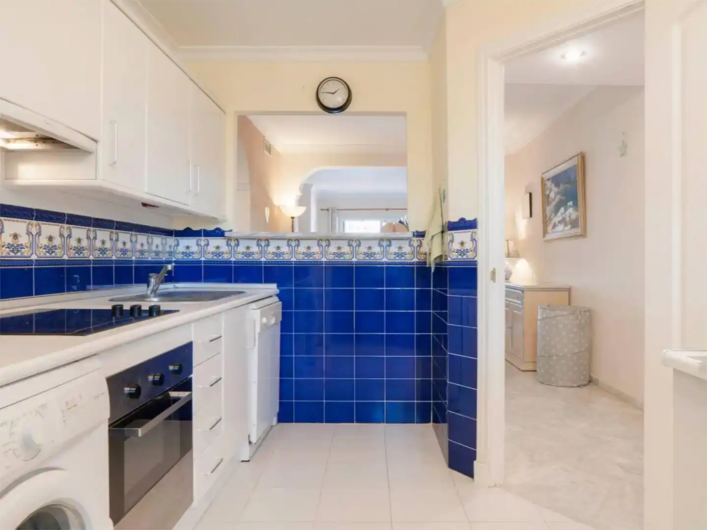 Kitchen of Flat for rent in Mijas  with Air Conditioner, Swimming Pool and Balcony