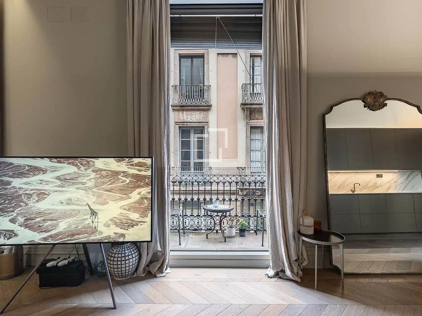 Schlafzimmer von Wohnung zum Verkauf in Barcelona mit Klimaanlage, Heizung und Möbliert