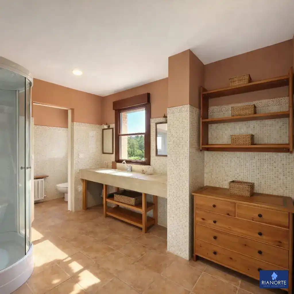 Baño de Casa o chalet en venta en Gozón con Calefacción, Jardín privado y Terraza