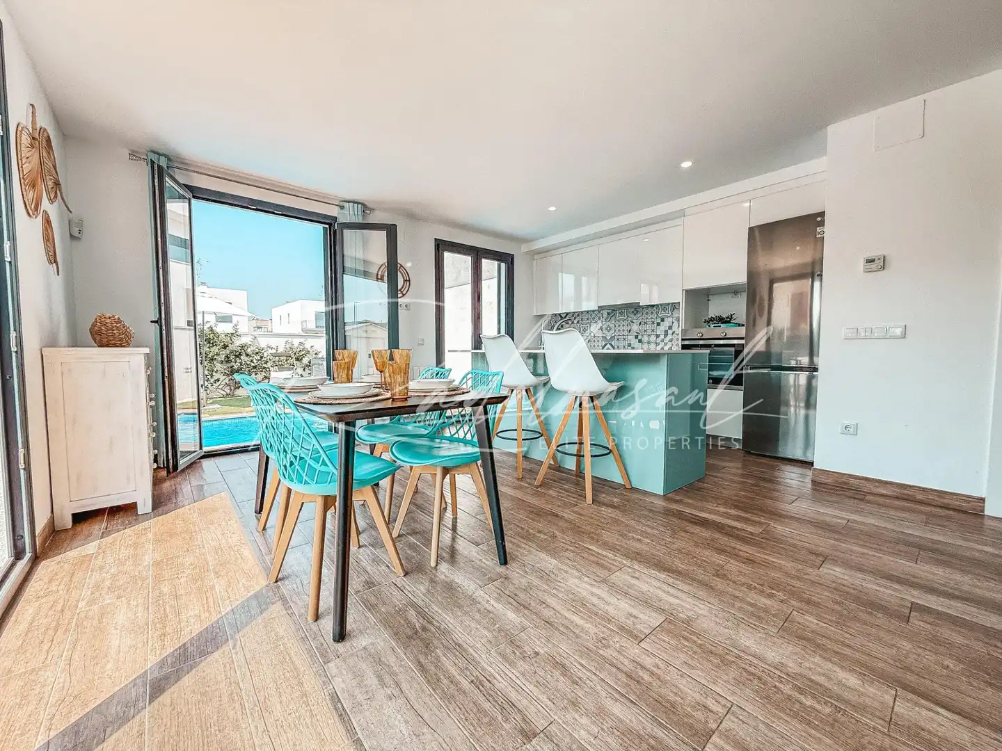 Cocina de Casa adosada en venta en Cambrils con Calefacción, Jardín privado y Terraza