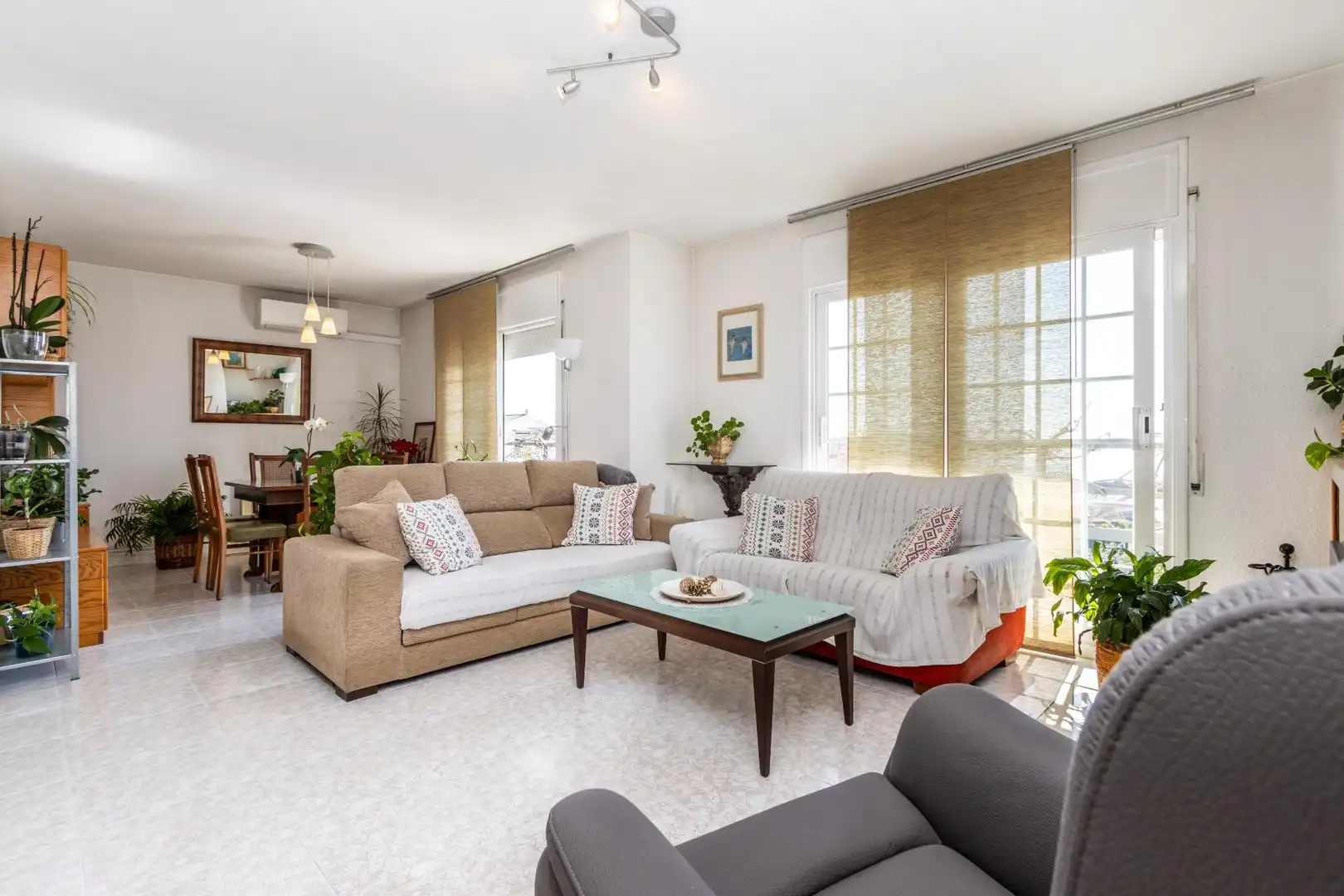 Sala de estar de Casa o chalet en venta en Caldes de Montbui con Aire acondicionado, Calefacción y Jardín privado