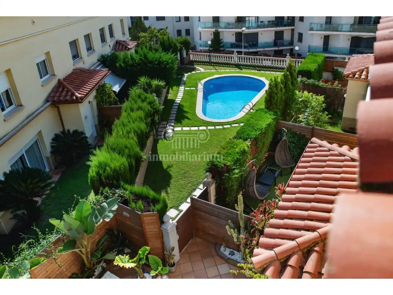 Adossat amb piscina en venda a Camino vell santa cristina