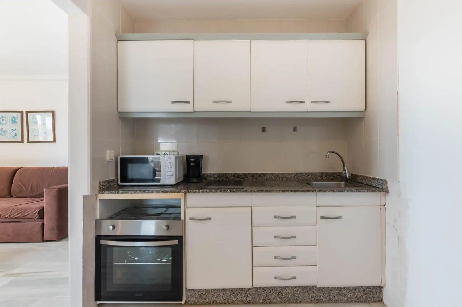 Kitchen of Flat for sale in La Manga del Mar Menor  with Heating, Private garden and Terrace
