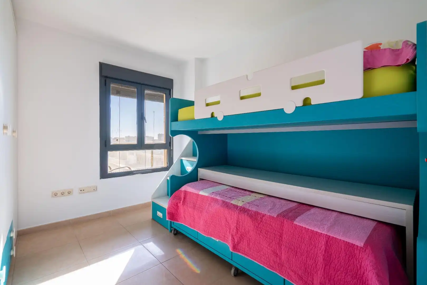 Bedroom of Flat for sale in Almería  with Air Conditioner, Terrace and Storage room